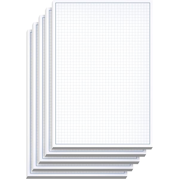 Ampad® Quadrille Pads, Quadrille Rule (4 Sq/in), (50) White 11 X 17 - View #5
