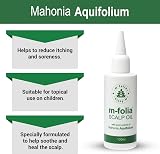 M-FOLIA Scalp Oil Psoriasis Eczema Mahonia Aquifolium Essential Oils view 4