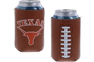 KOLDER College Football Team Logo Pigskin Can Cooler Insulator Sleeve Holder Huggie 2-Pack