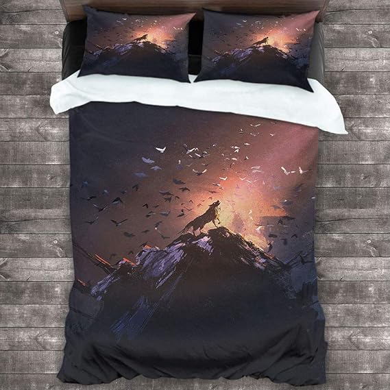 Amazon.com: Fantasy World Comforter Bedding Cover, Bedding Sets 3