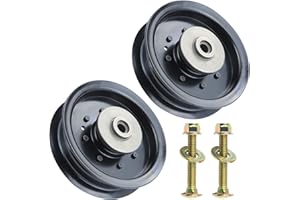 GUSUHAWK 2 Pack 532196104 Husqvarna Idler Pulley Replace Husqvarna 532196104, 532197380, Craftsman 196104, 197380 for RZ5424 RZ4623 YTH2348 YTH24K48 YTH24V48 LGT2654 MZ54 Z246 Z248F Z254 Z254F Mowers