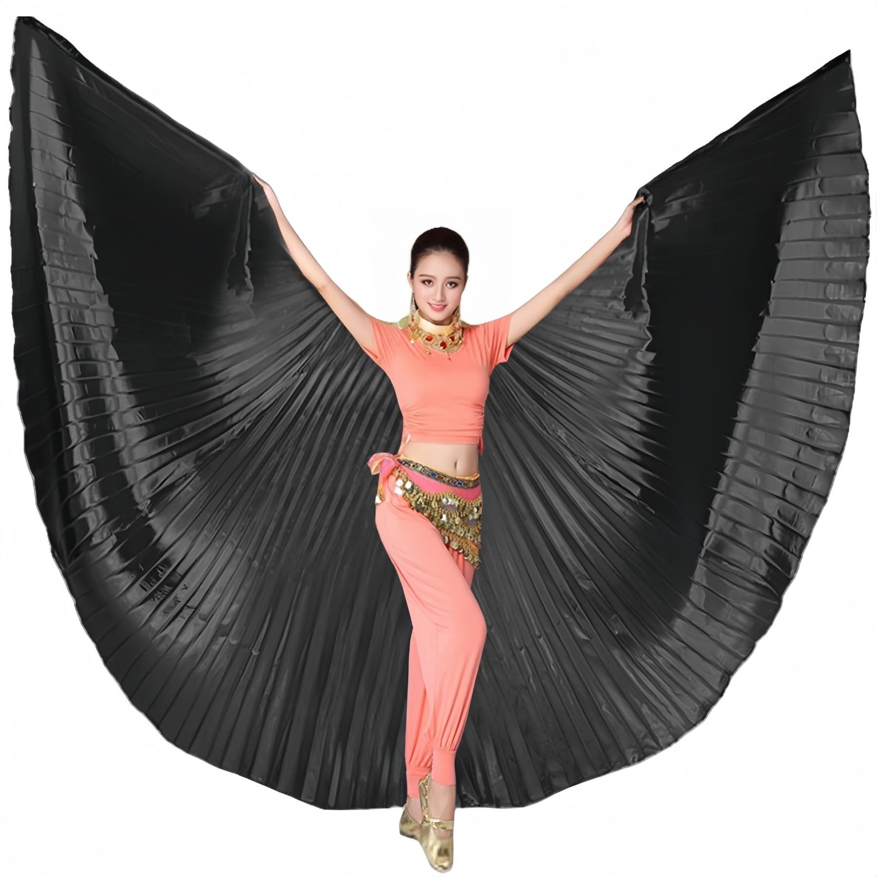 Lauthen.S Belly Dance Isis Wings with Sticks Women