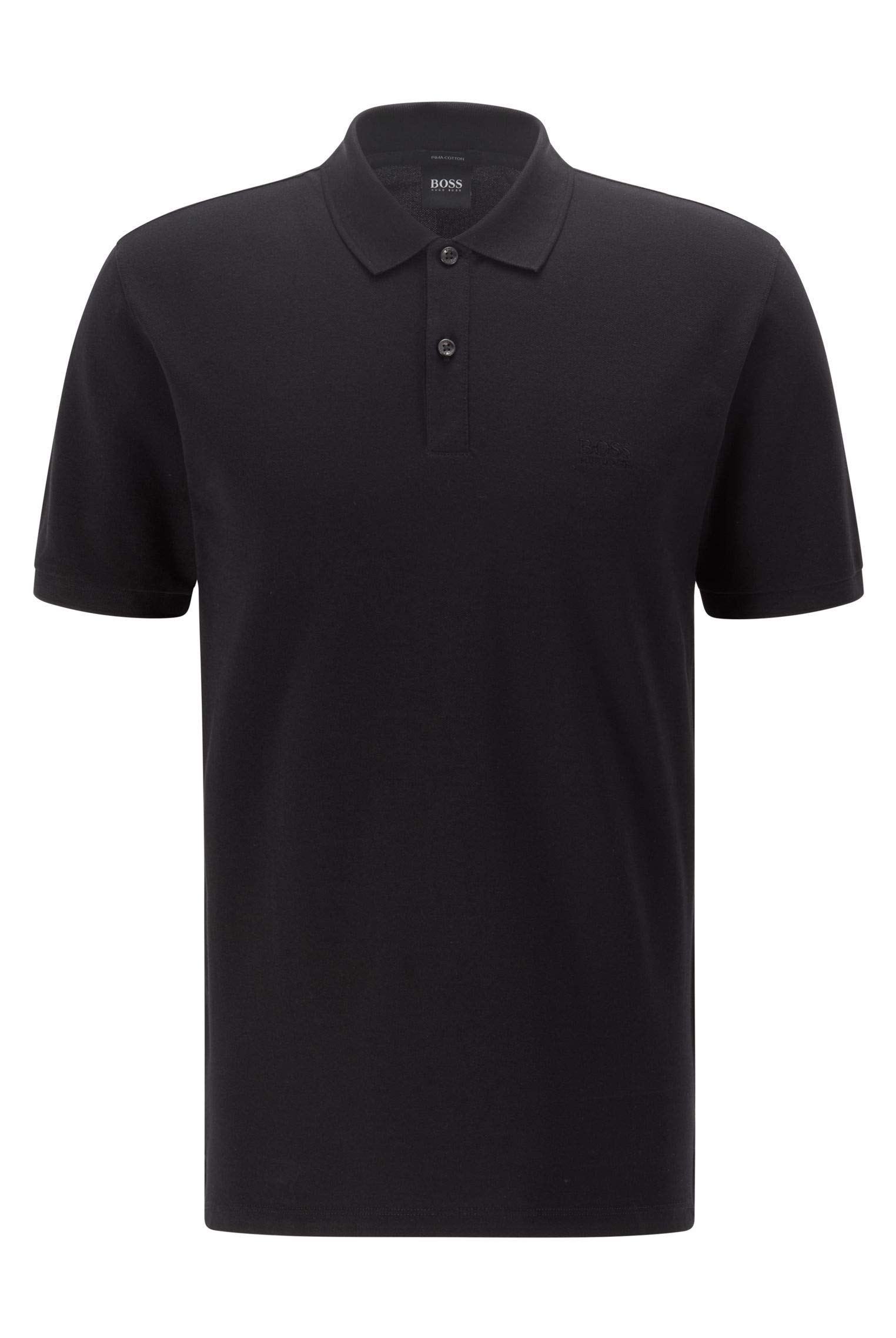 BOSS Hugo Men’s Pallas Polo Shirt, Black, XXL