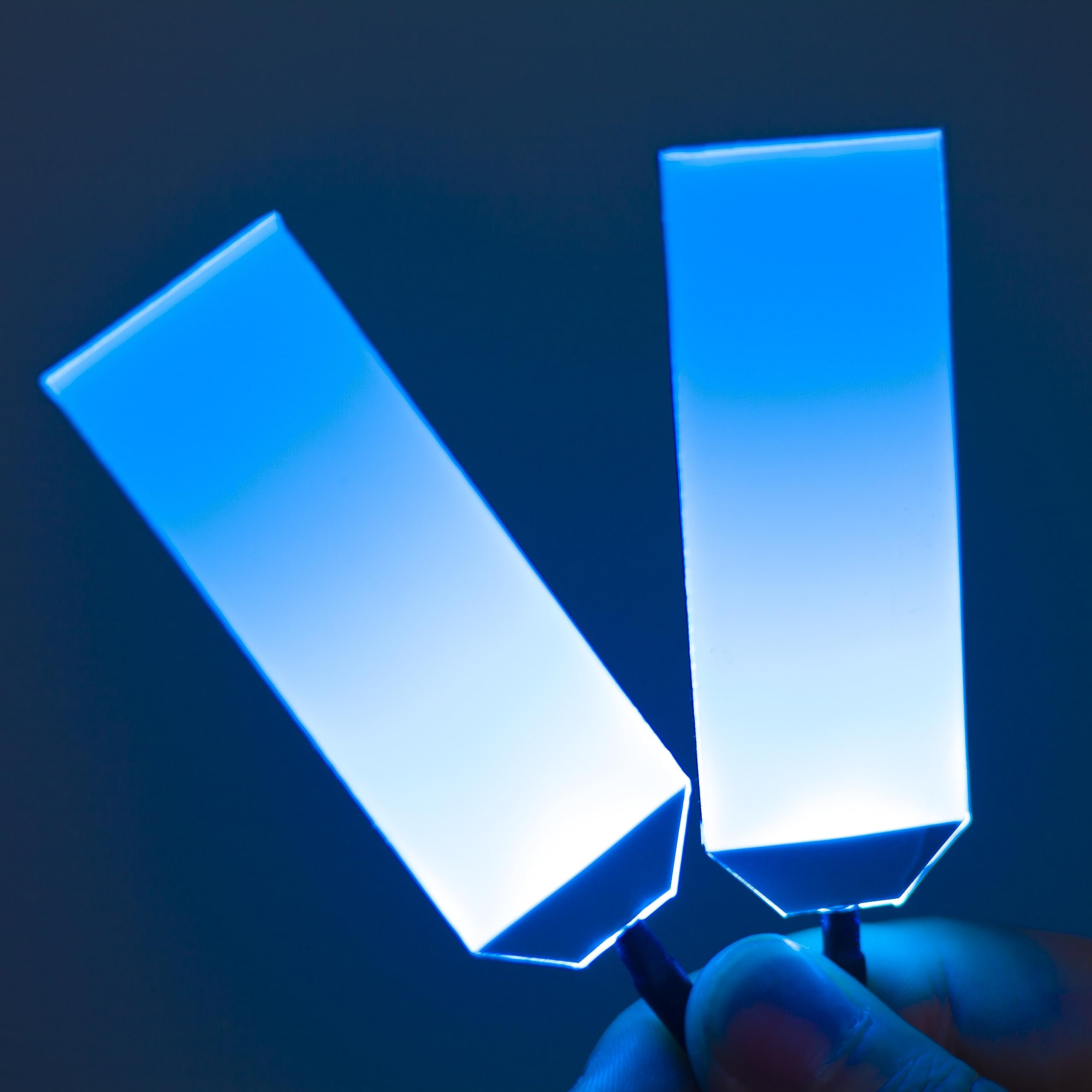 Photo 1 of [Azure] Flexible Helmet Decorations led Lights Flexible Cosplay DIY kit Decorations RGB Light Superhero for Men Gifts