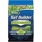 Scotts Turf Builder Triple Action Built for Seeding, 4.3 lbs. | Weed Preventer and Fertilizer for New Lawns, Covers 1,000 sq. ft.
