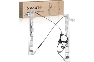 NPAUTO Front Left Driver Side Power Window Regulator with Motor Replacement for 04-15 Nissan Titan, Nissan Armada, Infiniti QX56, 2004 2005 2006 2007 2008 2009 2010 2011 2012 2013 2014 2015, 748-524