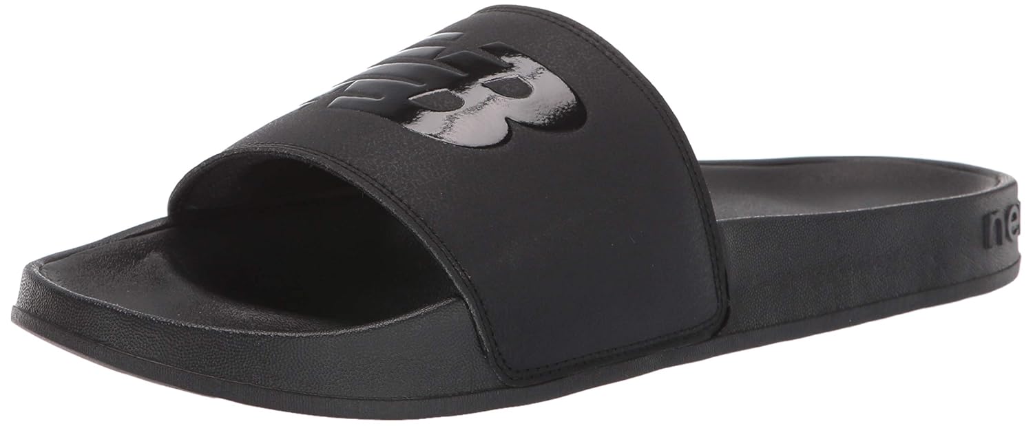 New Balance Men's 200 V1 Slide Sandal, Black/Black, 14 XW US Buy