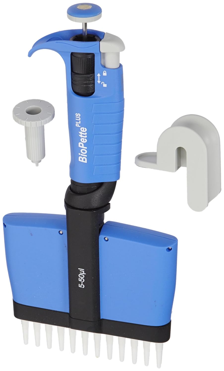 BioPette P451250 Plus Autoclavable 12 Channel Pipette +/4.0 to