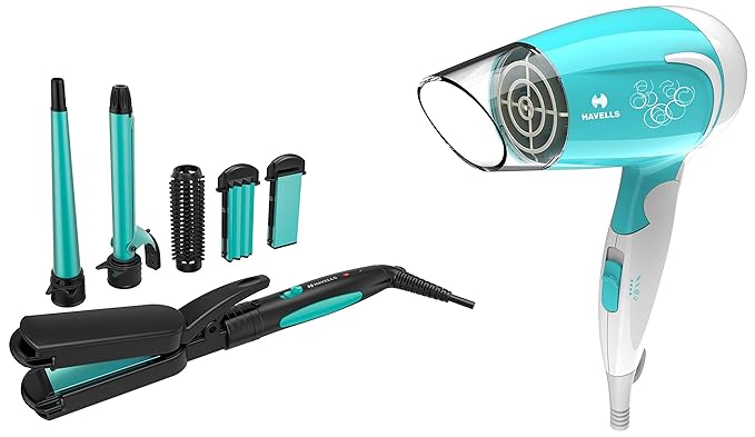 Havells Multi Styling Kit (HC4045) & Dryer (HD3151) Combo