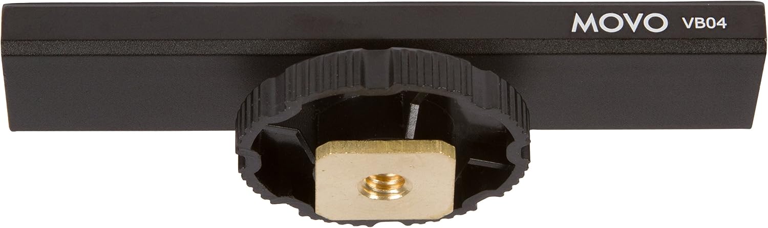 Movo VB04 Accessory Cold Shoe Metal Extension Bracket - Fixed Mount - for Lights Monitors, Microphones and More - Image 4