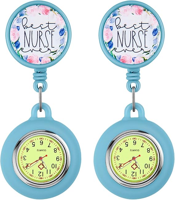 Nurse Fob Watch Watch With Second Hand For Nurses Badge Watch For Nurses Clip On Watch Nurses Watches For Women Retractable Paramedic Luminous Fob Watch Pin On Clip On Watches Amazon Co Uk Watches