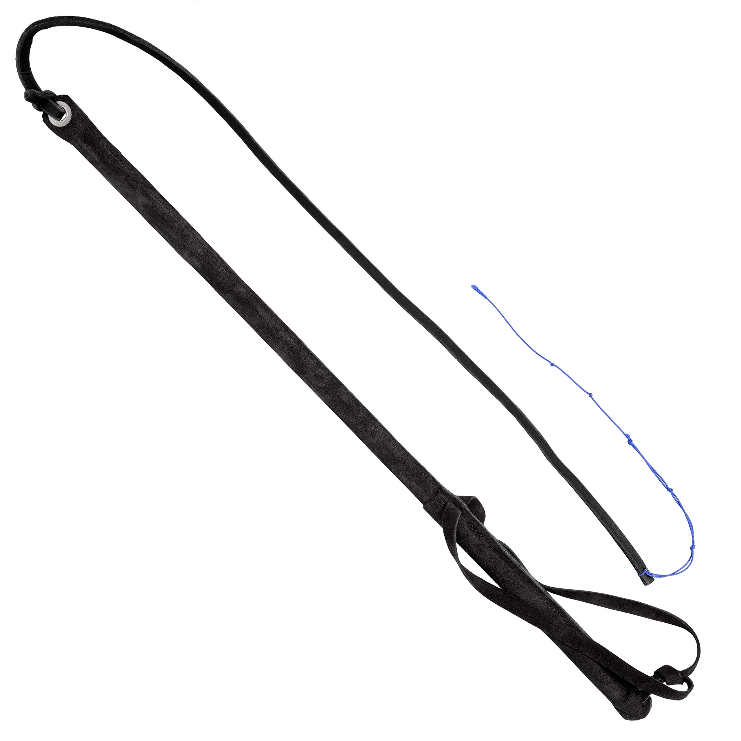 DINGO GEAR Gunshot Whip for Dog Training, Full Black, IPO Tip of Links S02626