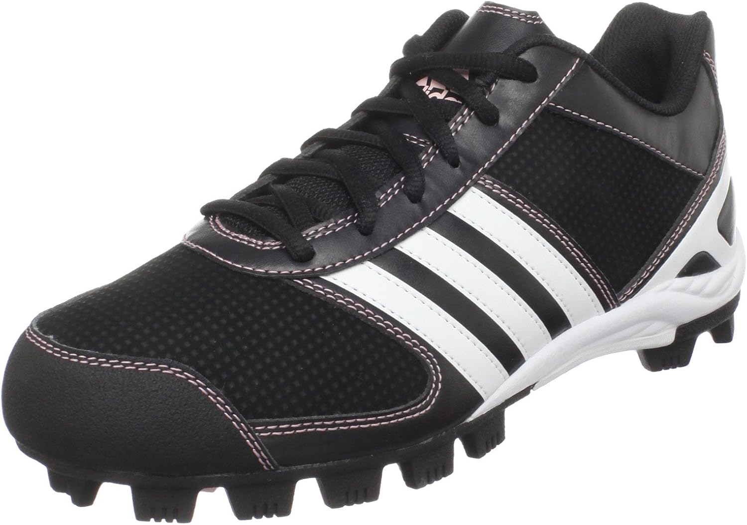 Amazon.com | adidas Women's Triple Star 8 Low Softball Cleat, Black/Diva/Running White, 10 M US 