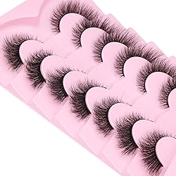 False Lashes Natural Look Fluffy Faux Mink