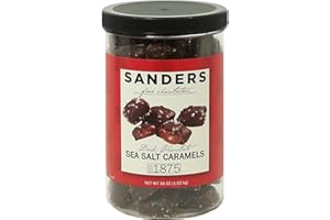 Sanders Dark Chocolate Sea Salt Caramels - 36 ounces (2.25 pounds)