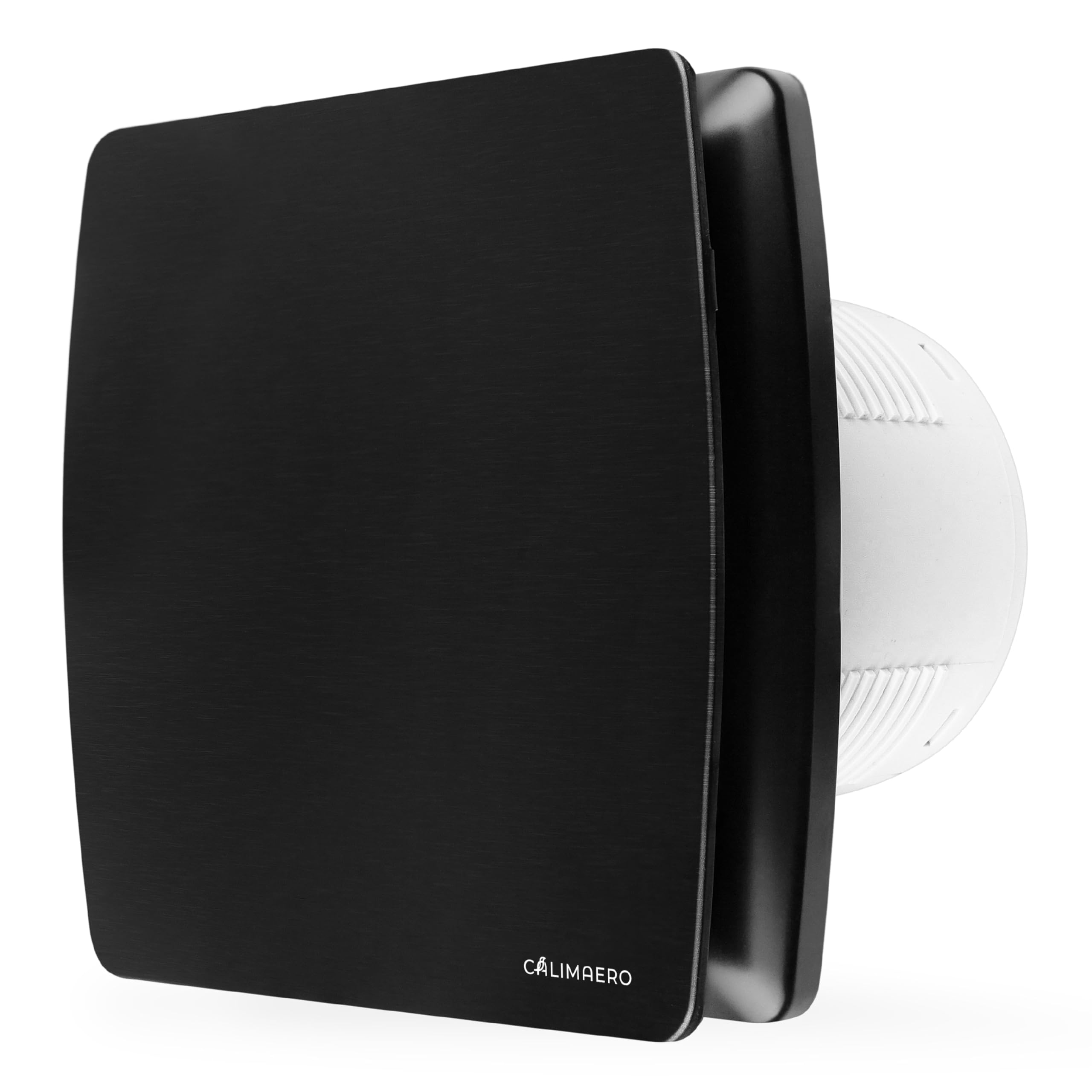 calimaero® BREEZE Bathroom Extractor Fan 100mm with Over-run And Backdraft Shutter, 4 inch Bathroom Fan with Humidity Sensor, Energy Efficient, Quiet, Plastic 12 W, 95m³/h, 32db, Ipx4,