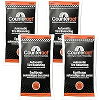 Counteract 6OZ-B4 Centrifugal Force Tire/Wheel Balancing Beads - Off-Road Vehicles, Light Duty Truck Tires, (4) 6oz Balance B