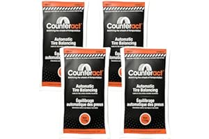 Counteract 6OZ-B4 Centrifugal Force Tire/Wheel Balancing Beads - Off-Road Vehicles, Light Duty Truck Tires, (4) 6oz Balance B