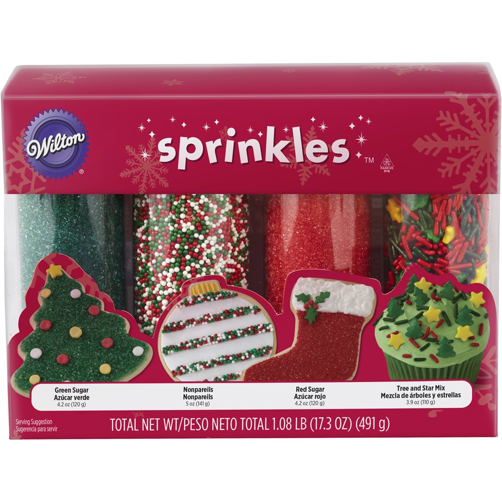 Wilton Holiday Sprinkles 4-Pack