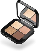 KIKO Milano Bright Quartet Eyeshadow Palette 01 Baked Wet Dry Use 4 Colors view 1