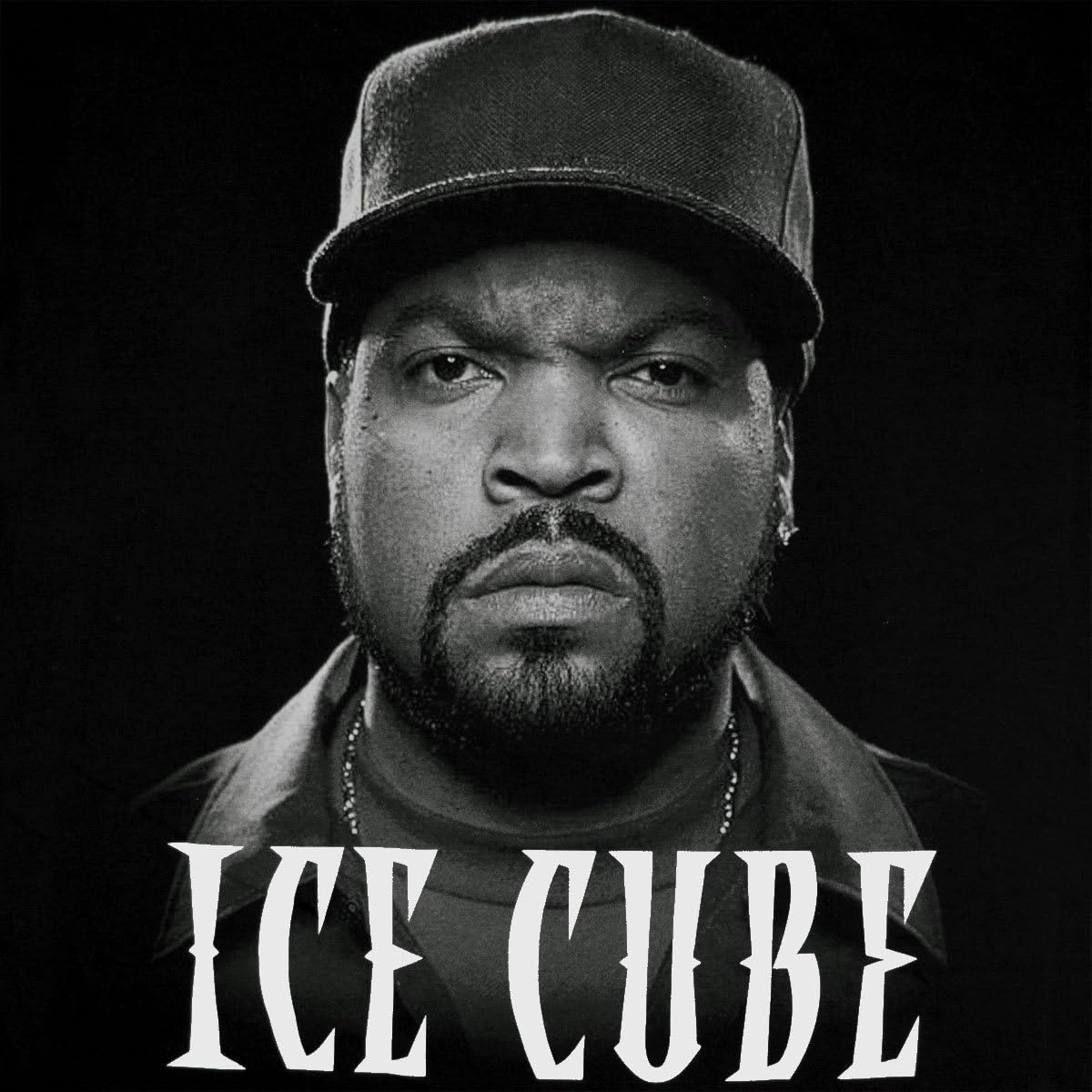 Amazon Co Jp Ice Cube アイスキューブ Big Face オフィシャル Tシャツ ブラック M 服 ファッション小物