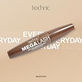 Technic Mega Lash Brown Mascara 12 ml Vegan Smudge-Proof Lash Building view 2