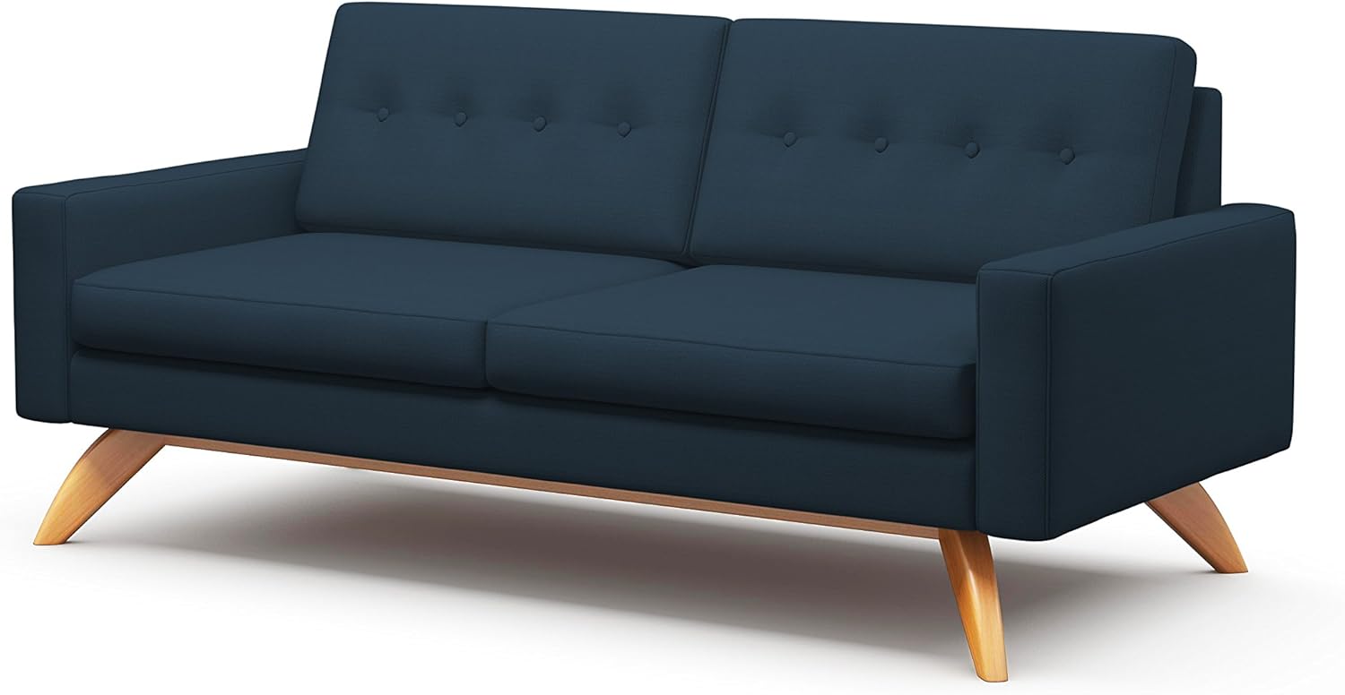 Amazon Com Truemodern Luna Condo Sofa With Fabric Espresso