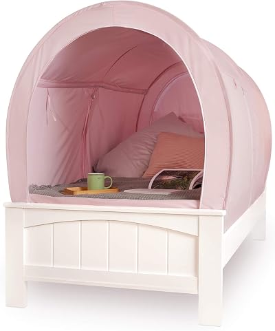 Snuggy Pod Bed Canopy Pink Double Size Sensory Sleep Tent