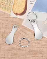 Caianwin 2Pcs Trolley Token Stainless Steel Removable Trolley Key for view 5
