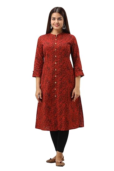 Women's Cotton A-Line Kurta