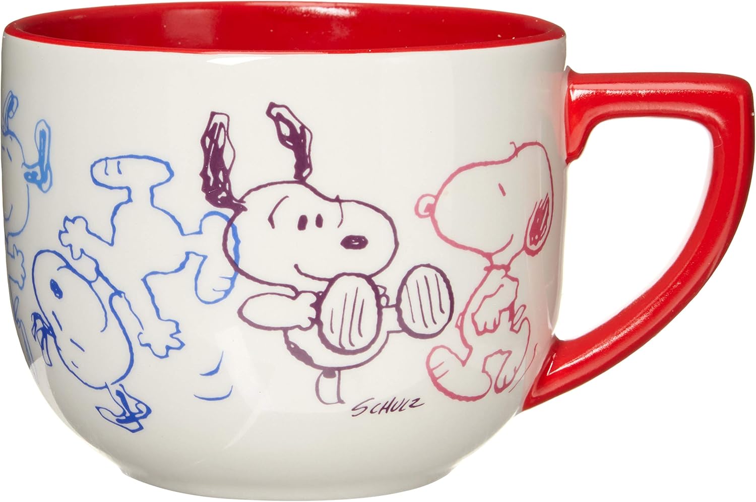 Hallmark 6MJB3190 Rainbow Snoopy Mug, large Amazon.de Küche & Haushalt