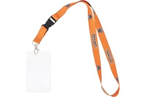Desert Cactus Mercer University Lanyard Bears Car Keys College ID Badge Holder Keychain Detachable Breakaway Snap Buckle (w/Pouch Orange)