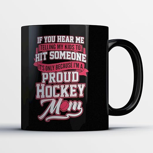 hockey mom travel mug