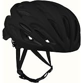 Retrospec Silas Road Bike Helmet with 24 Air Vents &amp; Built-in LED Safety Light - Adjustable Adult Cycling Protection 54-61cm - Padded &amp; Lightweight Design