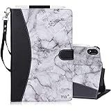 FYY New Apple iPad Pro 11 inch (2018) Case [Support Apple Pencile Charging] Leather Case, Folio Case Smart Cover with [Auto S