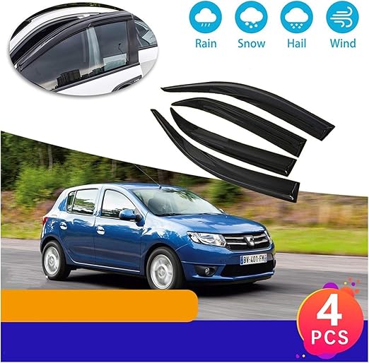 Wind Deflectors For Dacia Sandero B8 Renault Sandero Stepway 20132020