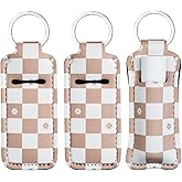 Haevola Cute Chapstick Holder Keychain for Women – Lip Balm & Lip Gloss Holder Keychain Accessories Gift, Purse Charm Clip