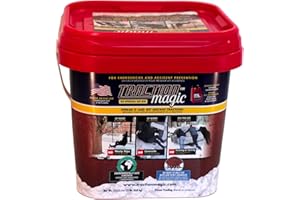 Traction Magic Quick Application All Terrain Natural Ice and Snow Melt Granule Crystals for Sidewalks, Driveways, and Parking Lots, 15 Pound Bucket