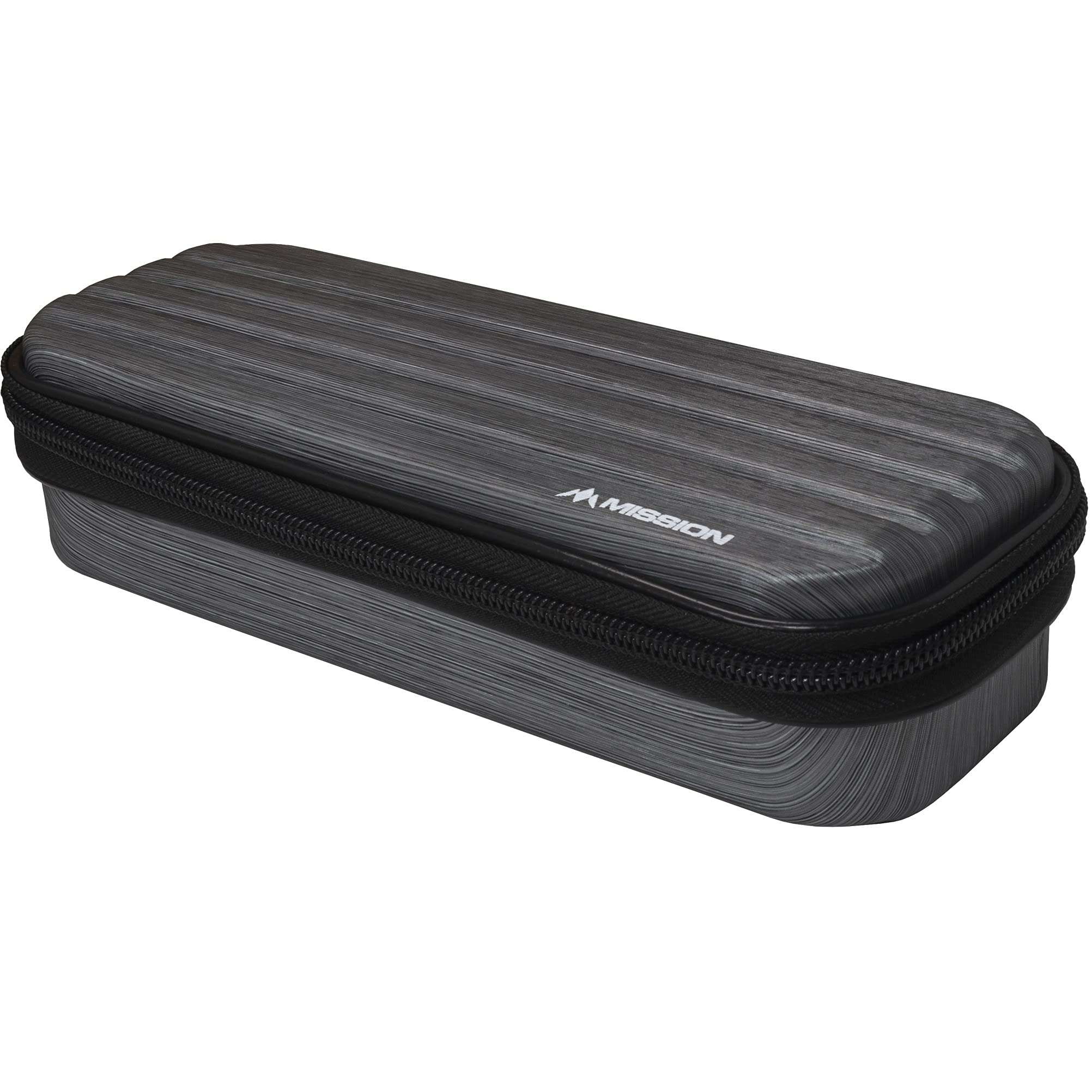 Mission Darts W119 ABS-1 | Slimline Darts Case with Metallic ABS, Silver
