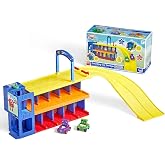 hand2mind Counting Car Garage, Toy Vehicle Playsets | Race Car Track, Parking Garage, Pretend Play Sets, Math Learning Activities, Numbers for Toddlers