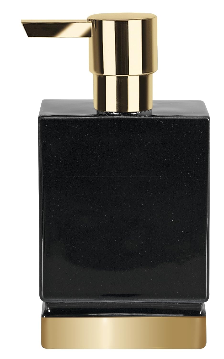 Spirella Roma Black/Gold Soap Dispenser: Amazon.co.uk: Kitchen & Home