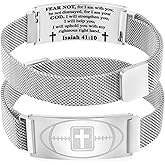 GLEZZA Baseball Soccer Football Basketball Bracelet Gifts,Faith Cross Bracelets for Men Baptism First Communion Confirmation Birthday Christmas Gifts for Grandkids,Adjustable Size