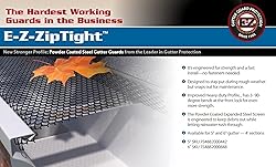 E-Z-ZipTight Powder Coated Steel Mesh Gutter Guards