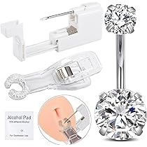 thumbnail image 2 of I Tried The Belly Button Piercing Gun: My First Person 2 of 9