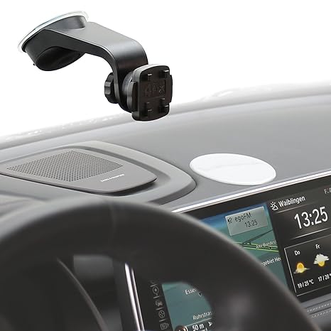 QuickMOUNT 3.0 Design KFZ Halterung mit Saugnapf für Autoscheiben (vibrationsfrei, Wicked Chili, Schnellverschluss, Made in G