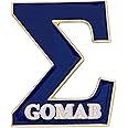 Desert Cactus Phi Beta Sigma Lapel Pin Fraternity Symbol Enamel Greek Formal Wear Blazer Jacket (Sigma GOMAB Pin)