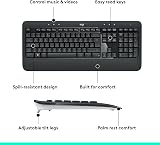 Logitech MK540 Advanced Wireless Keyboard and Mouse Combo UK English view 7