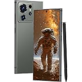 RokCokDok Unlocked Cell Phones Smartphone Android 13 Phones 8+256GB/6.8" HD Screen/108MP+48MP Camera/6800 mAh/Built-in Pen (Green)