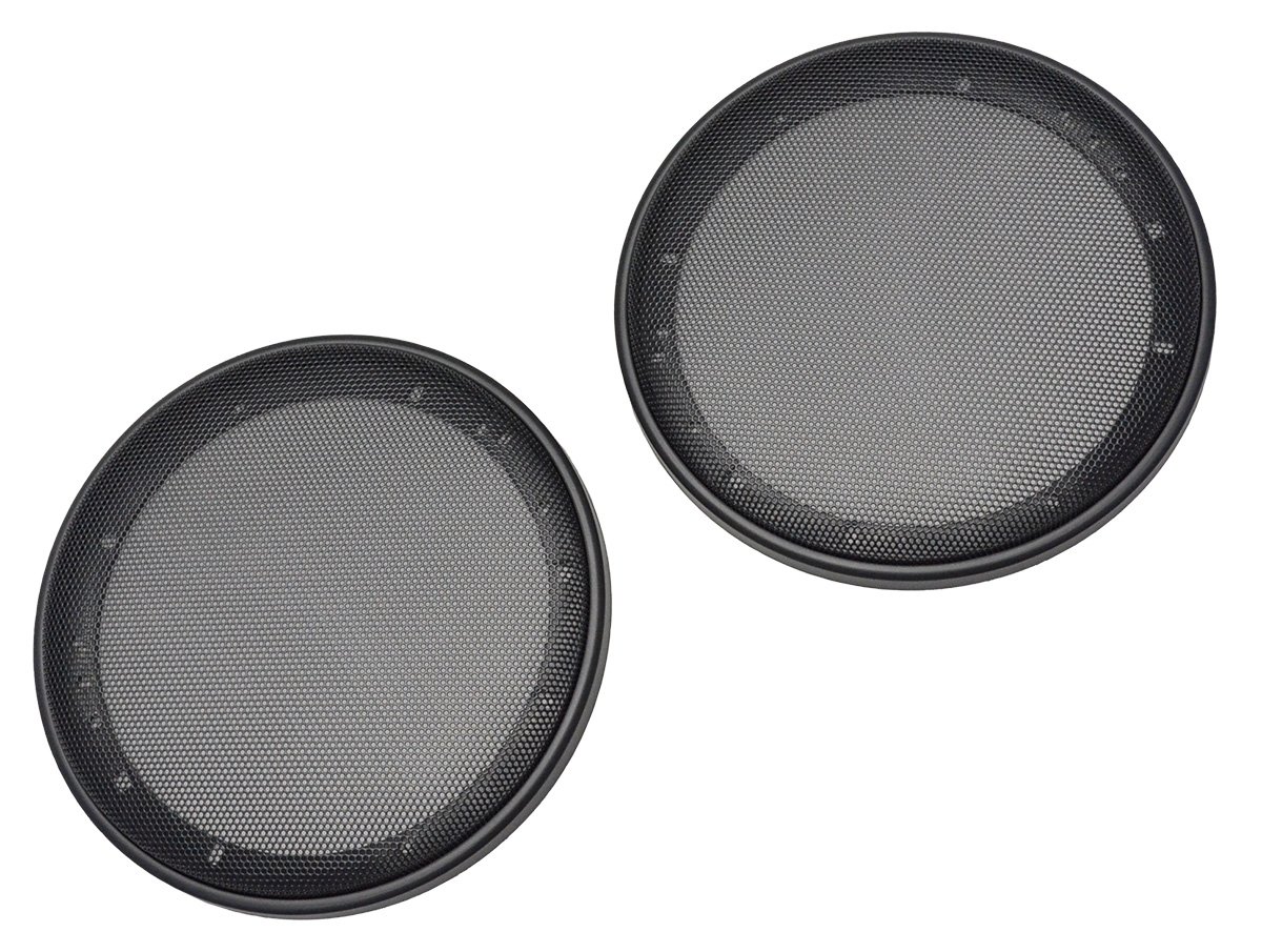 Sound way 2x professional 8" inch / 20 cm speaker protection grill steel cover mesh pair