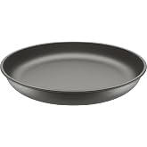Kuvіk Titanium Plate - 8.7" Diameter (220mm) - Ultralight and Compact | Corrosion Resistant, Food Safe, Non-Toxic, No Metallic Taste, Easy to Clean, Dishwasher Safe, Strong, Durable, Ultralight